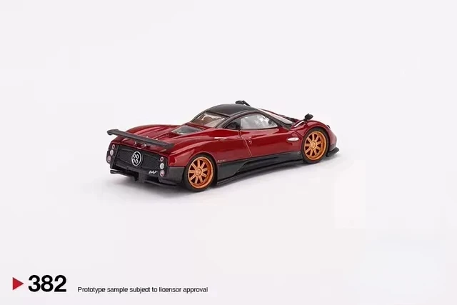 MINIGT 1:64 ZONDA RED ALLOY CAR MODEL 382#