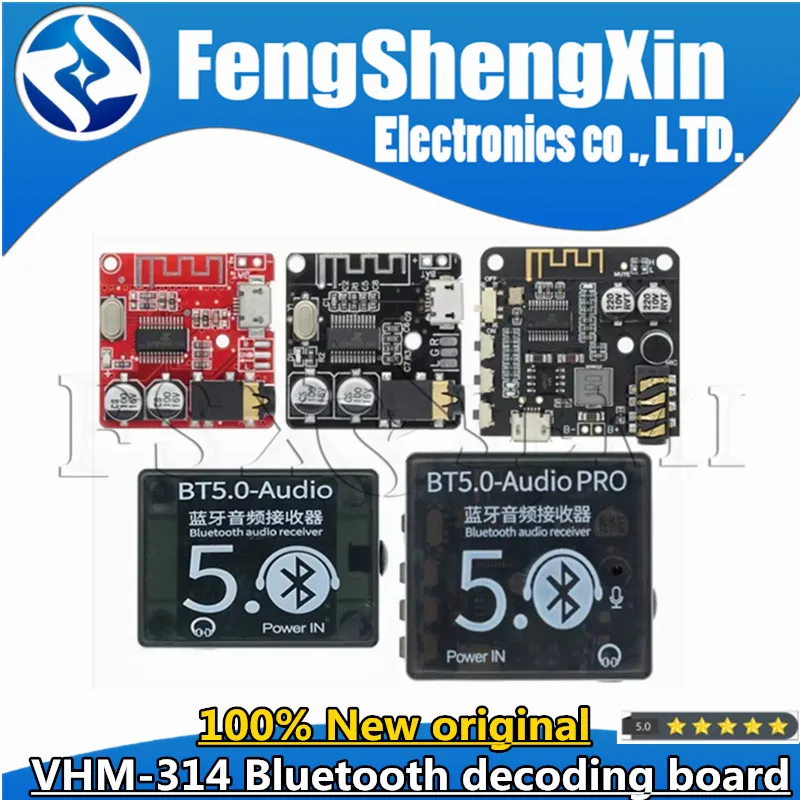 VHM-314 VHM314 Bluetooth Audio Receiver board Bluetooth V5.0 V4.1 mp3 lossless decoder board Wireless Stereo Music Module