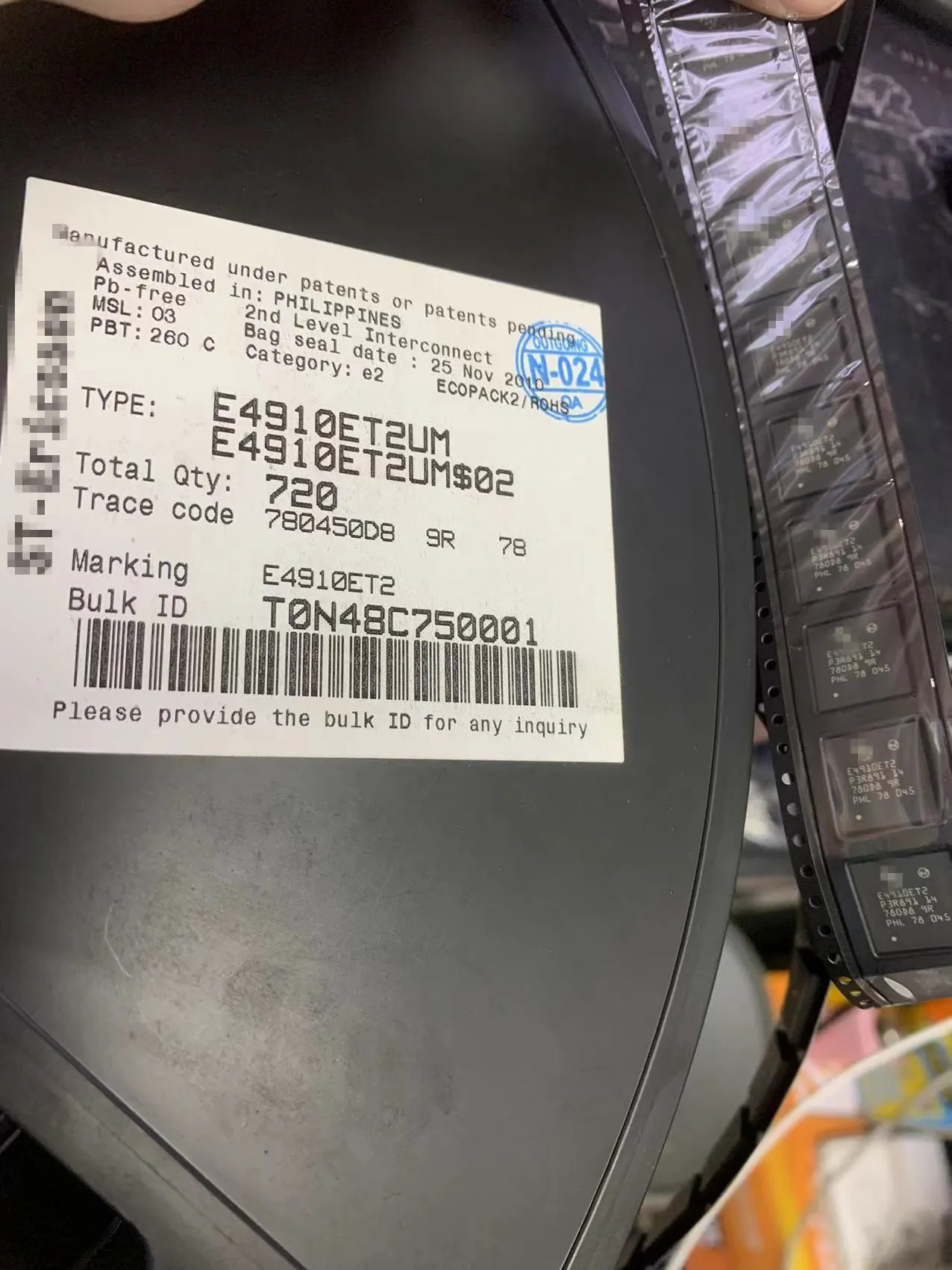 

E4910ET2UM （1pcs） BOM matching / one-stop chip purchase original