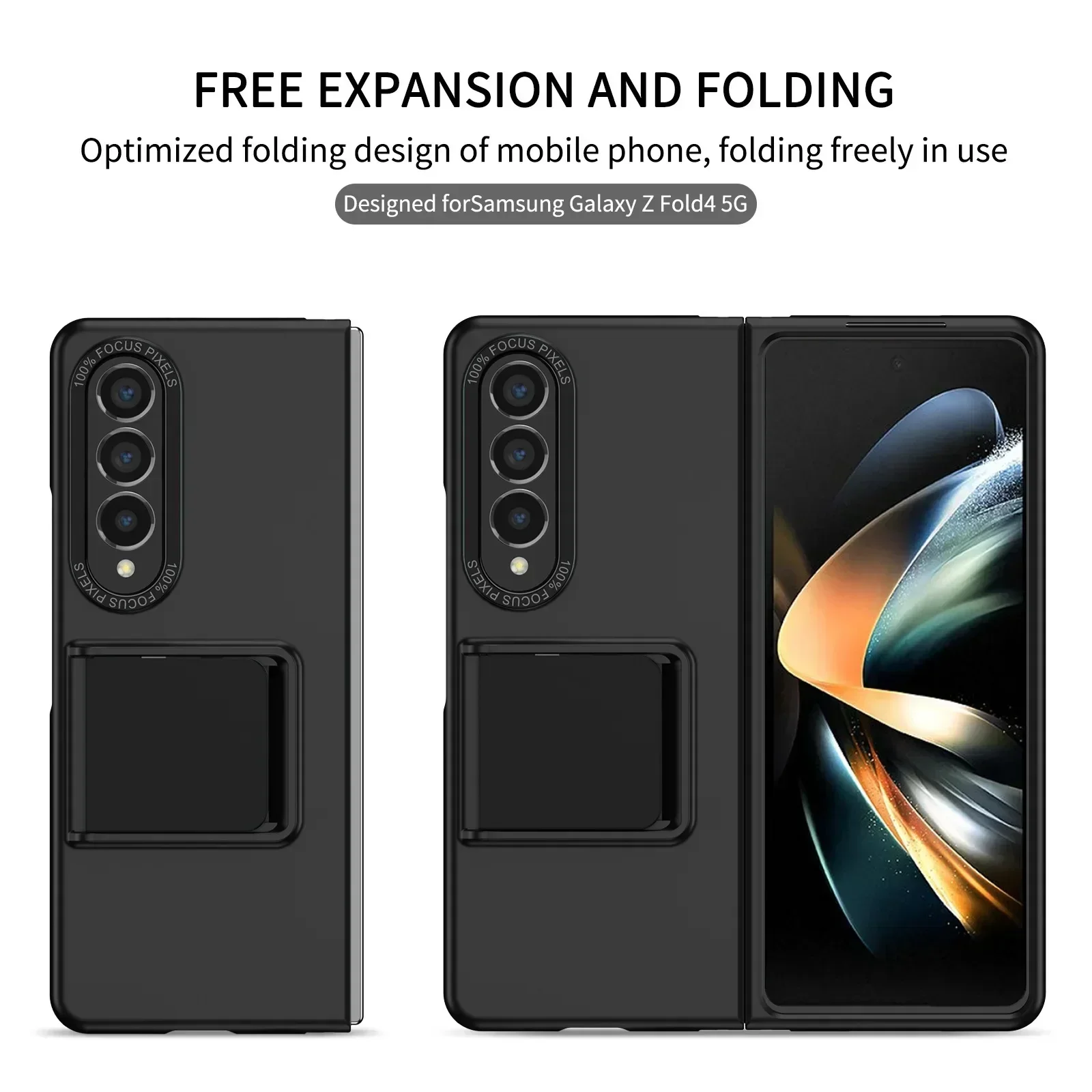 Case For Samsung Galaxy Z Fold 4 3 5 Phone Case Foldable Screen ZFold3 Shift Bracket Drop-Resistant Protective Z Fold4 Cover