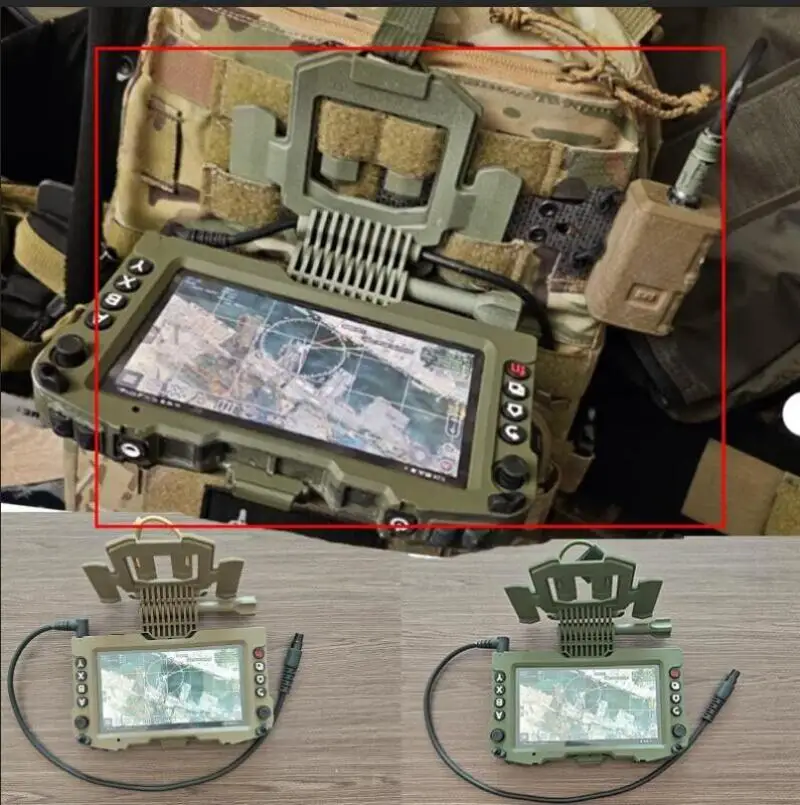 rdc-terminal-navigation-board-model-vest-bracket-chest-hanging-panel-phone-case-bracket