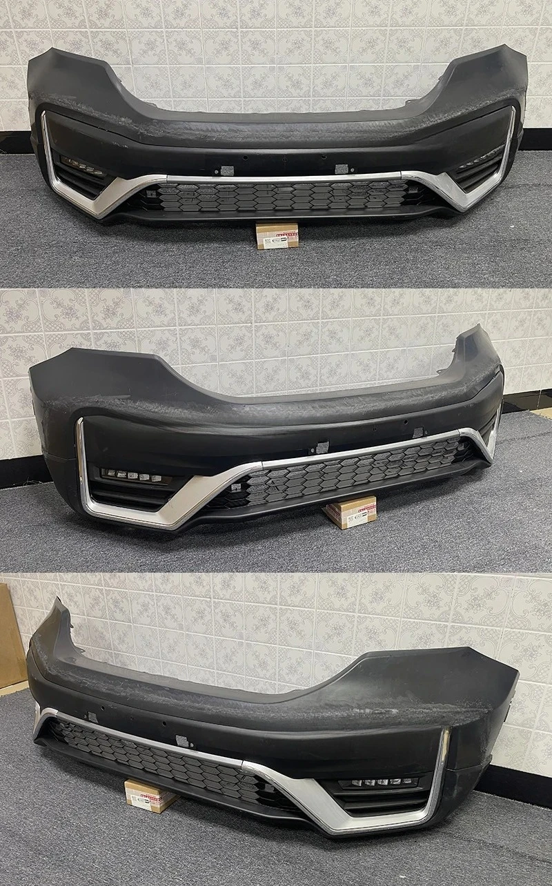 For Upgrading New Front Bumper Grille CRV Body Kit Bumper Spoiler Diffuser 2
