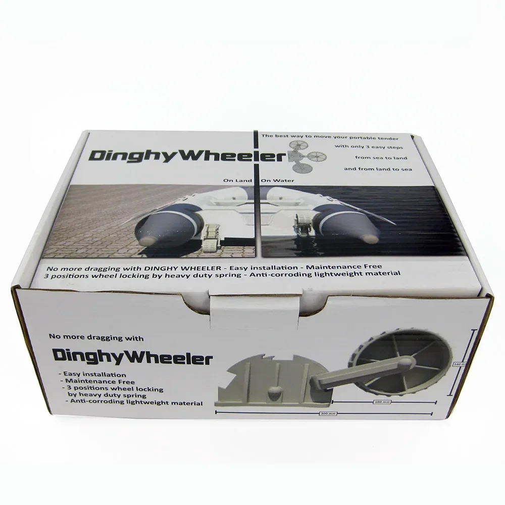 Roda Peluncuran Perahu Karet Roda Perahu Flipup Tulang Rusuk Nilon Roda Penarik Laut Trailer Trolly