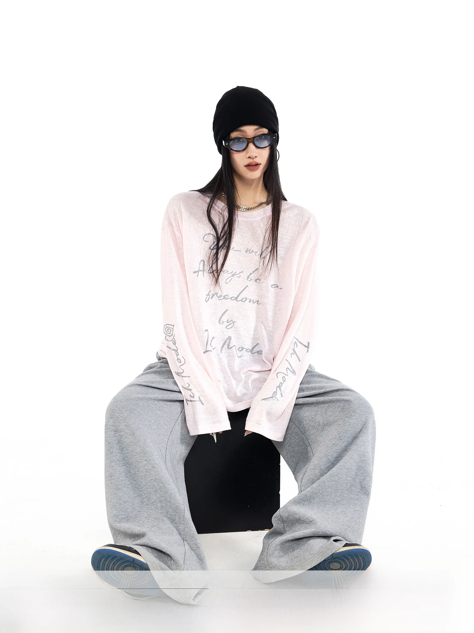 

Легкая женская футболка Ich Mode Cool Sensation из лиоцелла с длинным рукавом, летняя новинка, с защитой от солнца, розовый топ, повседневная одежда