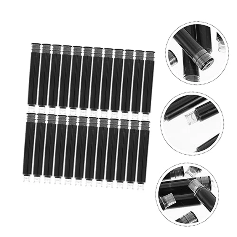 【Price Drop !!】200Pcs Ink Calligraphy Pens Ink Pen Refills Universal Pens Ink Useful Pen Ink Ink Refill Calligraphy Pen Refills