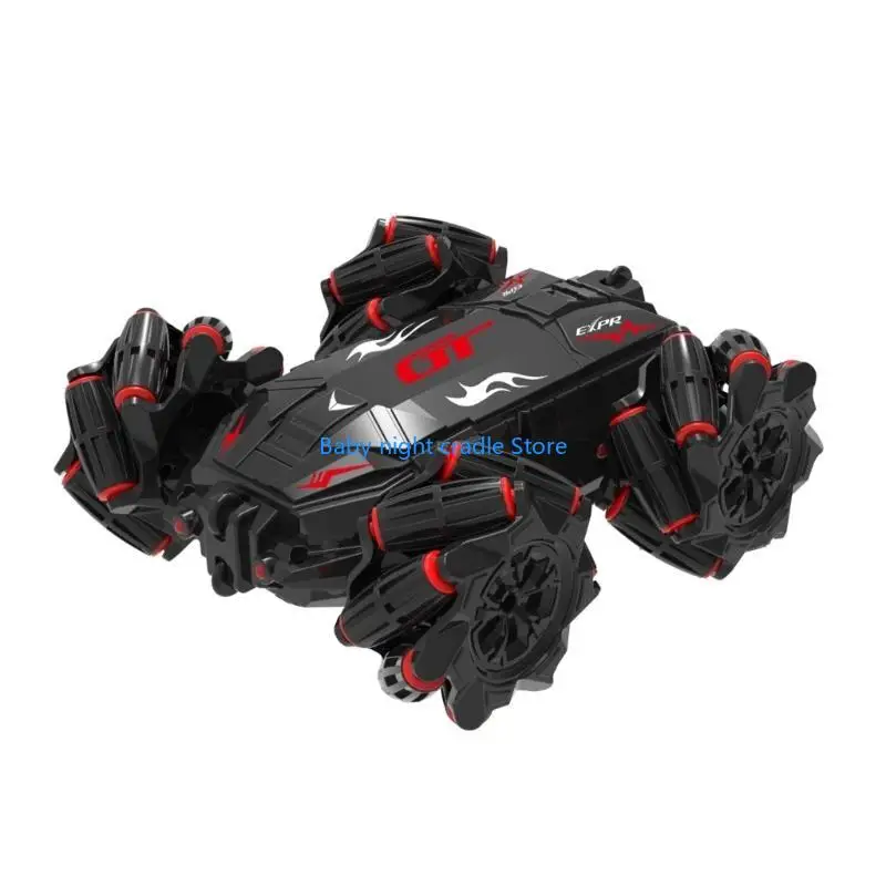 

J2FF Remote Controlled Car Toy Double Sided Stunt Car Play Vehicle Toy Men Boys Favor