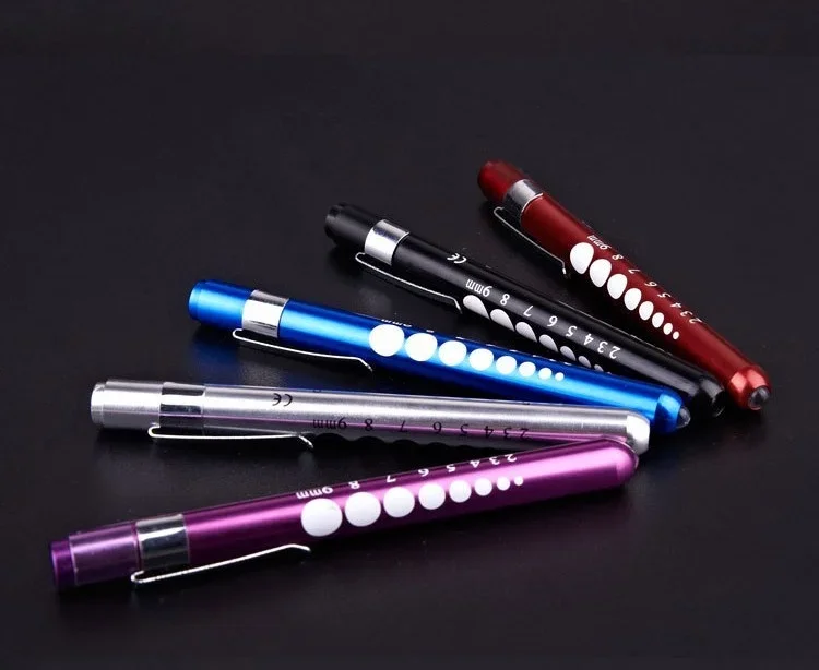 100pcs Pupil Pen Lamp, Oral Cavity, Ear, Nose And Throat, Ophthalmology, Led  Examination   Flashlight