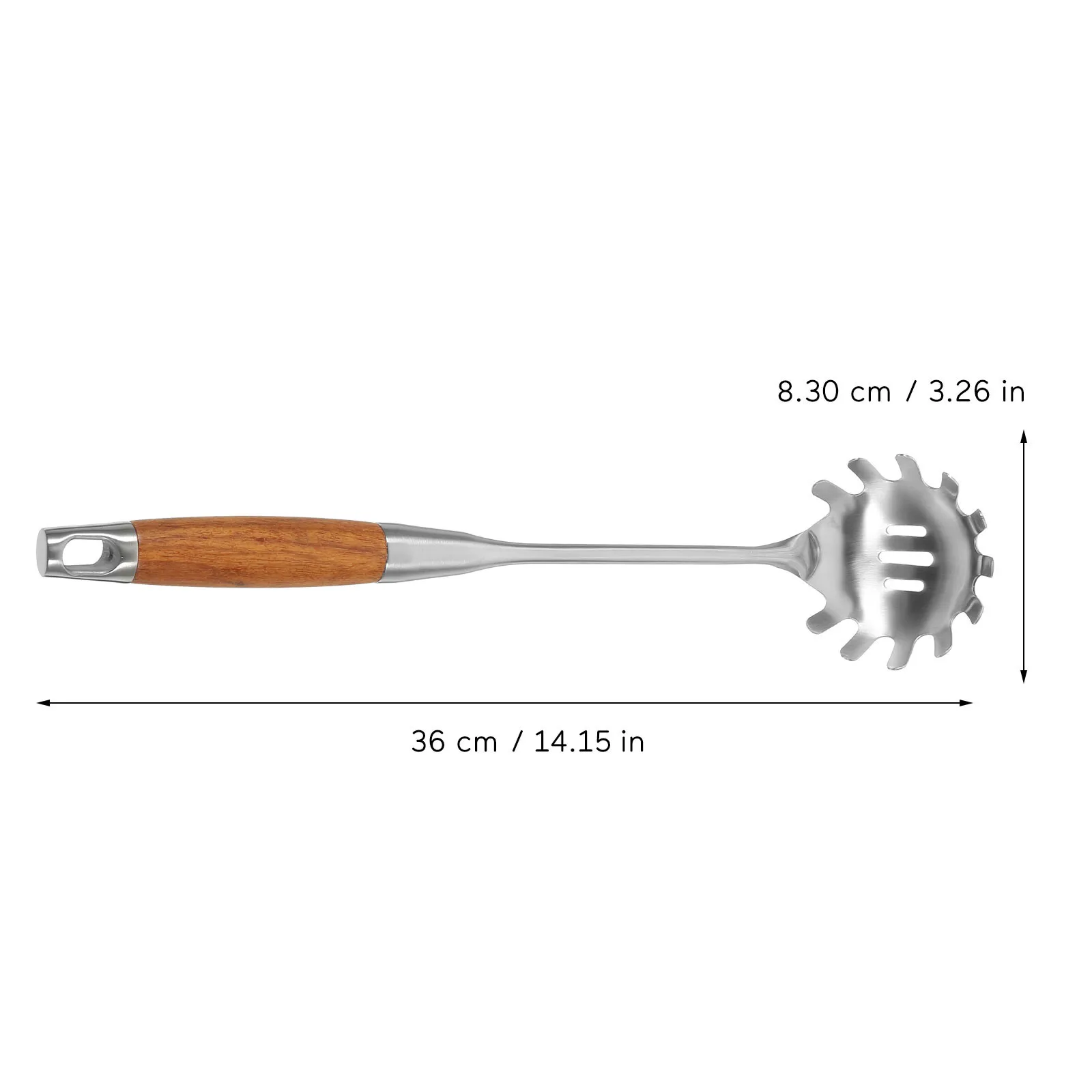 Premium Stainless Steel Noodle Spoon Server Anti Scalding Heat Insulation Spaghetti Tongs Pasta Serving Utensil Kitchen Colander