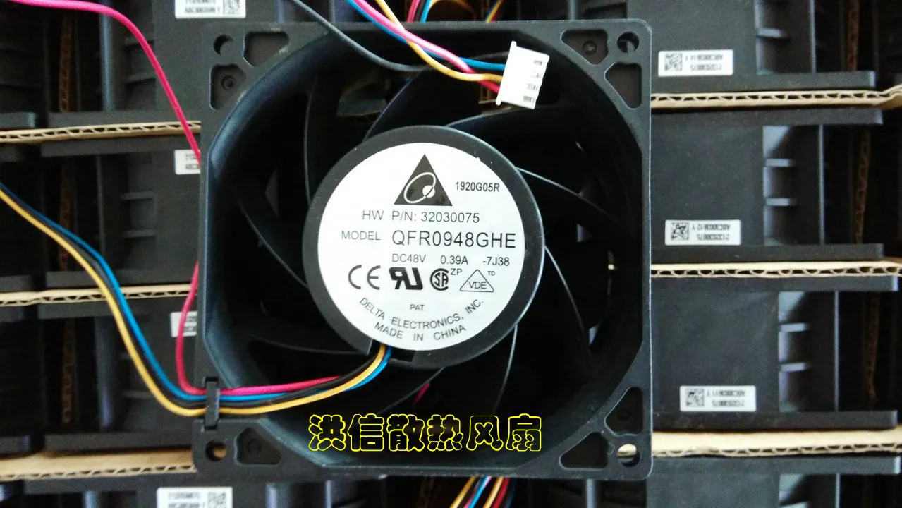 

Freight free new Delta 9038 QFR0948GHE DC48V 0.39A 4-wire PWM server fan