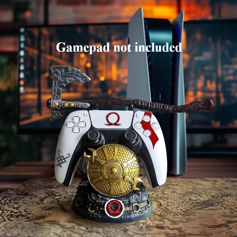 Gamepad Bracket God of War Game Peripherals PS5 Xbox Game Anime Controller Creative Bracket  Desktop Ornaments Universal Gift