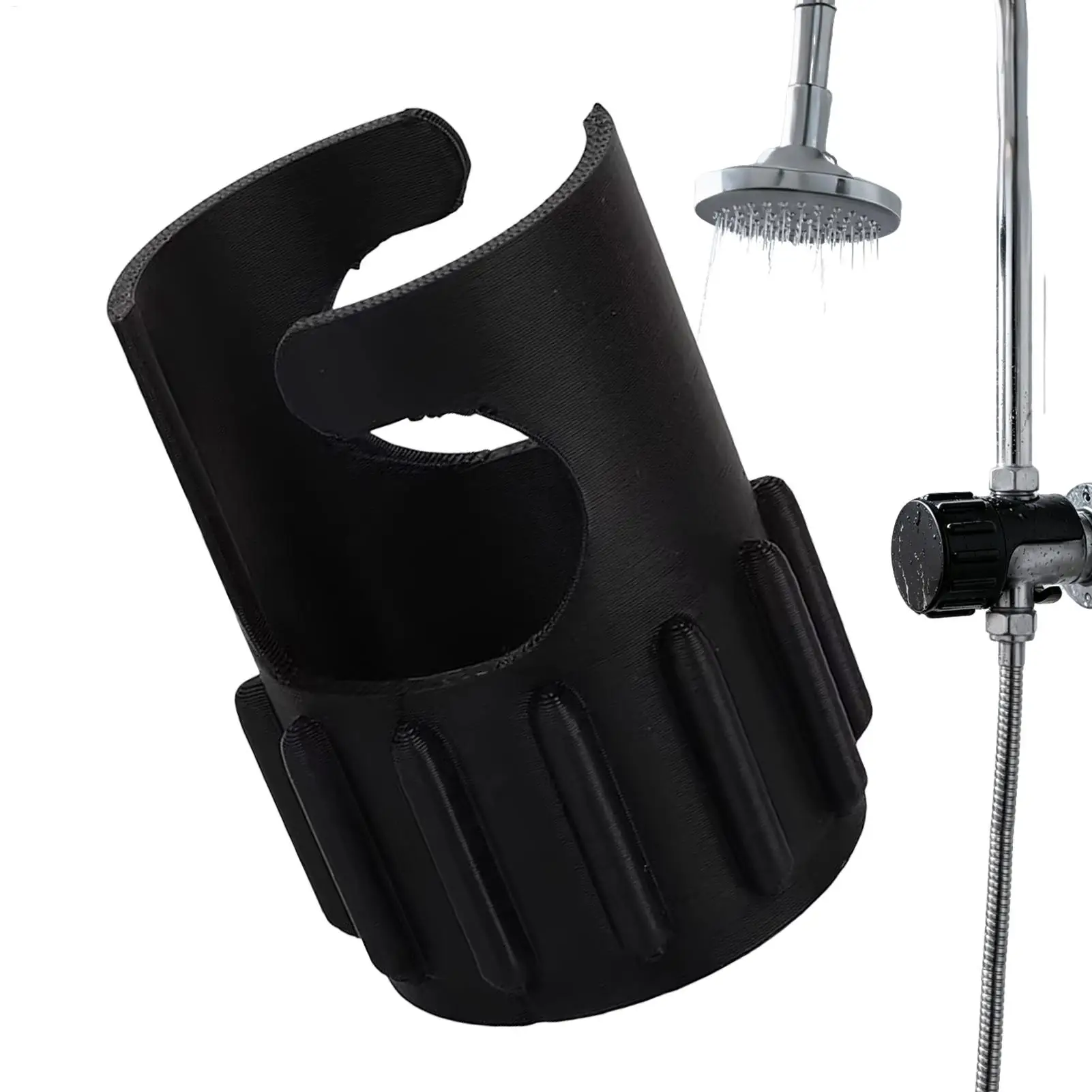 Anti-Theft Public Shower Button Lock Waterproof Latch Attachment RV Shower Lock for Camping Gym Pool Bath, No Drilling