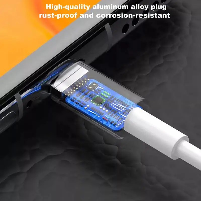 충전기 USB B 고속 충전 코드 고속 충전기 코드 10A 빠른 전화 전원 공급을 위한 효율적인 데이터 전송 1M