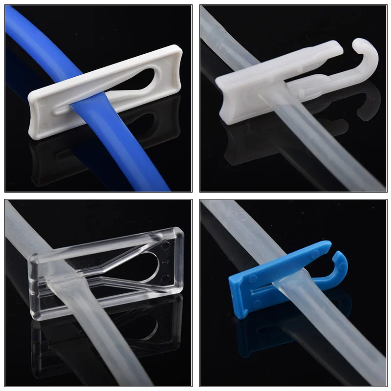 10Pcs Aquarium Hose Flow Regulator Hose Clamp Adjustable Plastic Water Stop Clamp Garden Water Flow Regulation Clip Joints