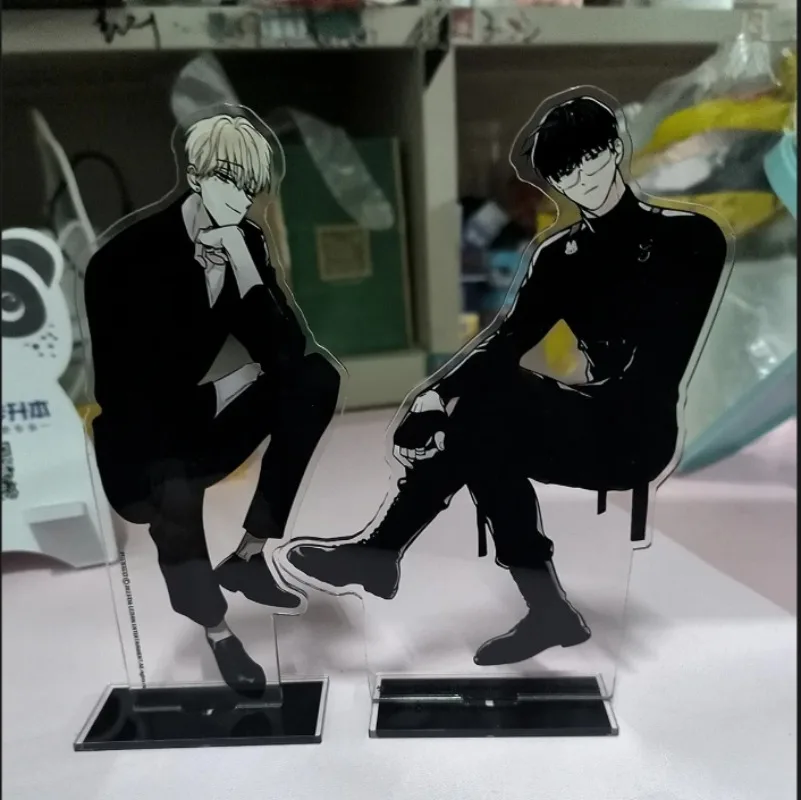 2pcs/set Checkmate Korean Manwha Comic Manga Action Figure Acrylic Stand Jeong Eunsung Lee Suhyun Display Ornament Desk Decor