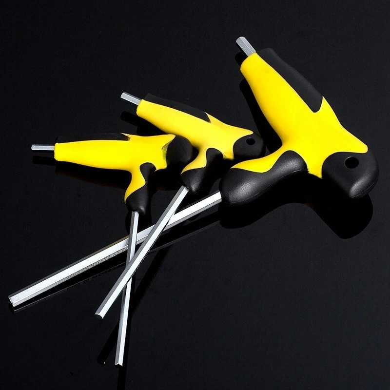 

Hexagonal T-wrench, hexagonal flat head single 2.5/3 5/4/5/6/8/10 mm