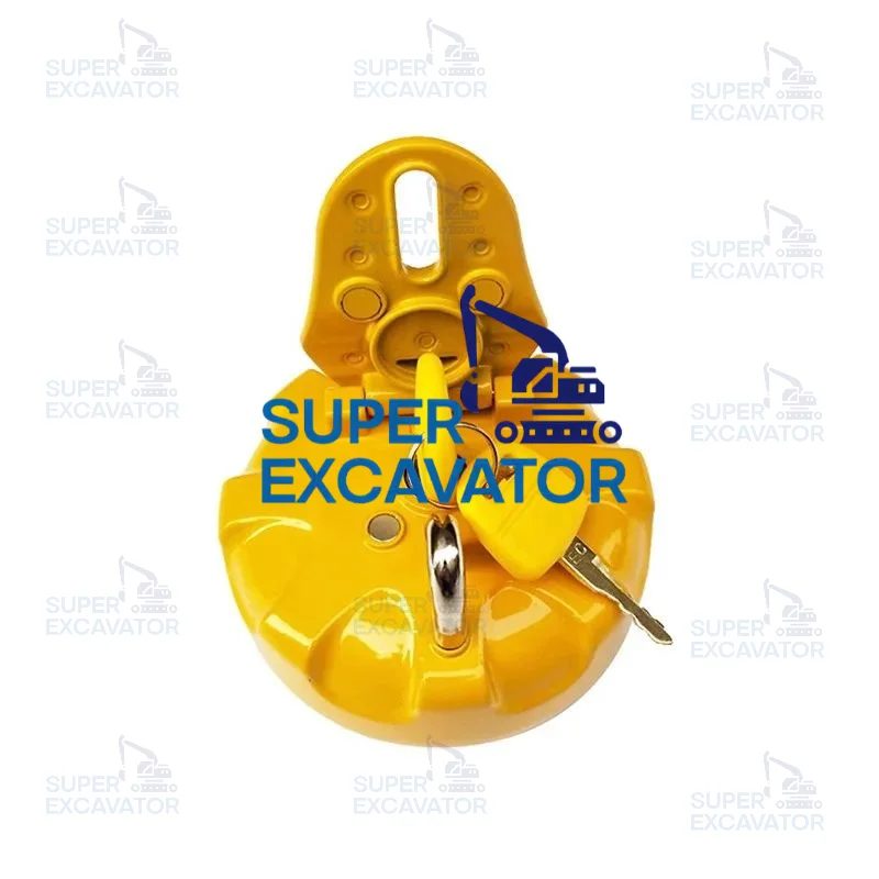 

TALUADA Anti Theft Diesel Oil Fuel Tank Cap Cover With Keys for Komatsu PC200