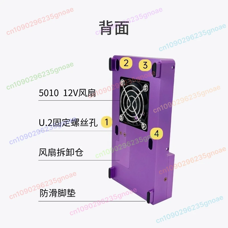 

For Thunderbolt 3 SSD Enclosure U.2 U.3 SAS Hard Drive, M.2 to SATA Adapter, 3G/s Video DIT Storage Case for Desktop External