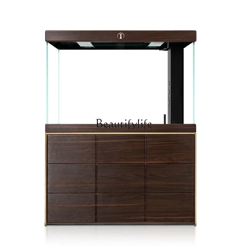 

Living Room Home Partition Office Large Fish Tank Bottom Filter Ecological Aquarium