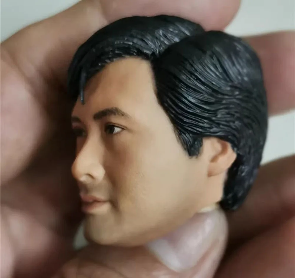 Große Verkäufe 1/6 ein besseres morgen Gangland Chef Chow Yun Fat Man Kopf Skulptur Schnitzen passen 12 "Action figur sammel bar DIY