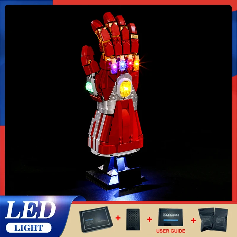 Diy LED Light Kit For LEGO 76223 Gauntlet(Only LED Light,Without Blocks Model )