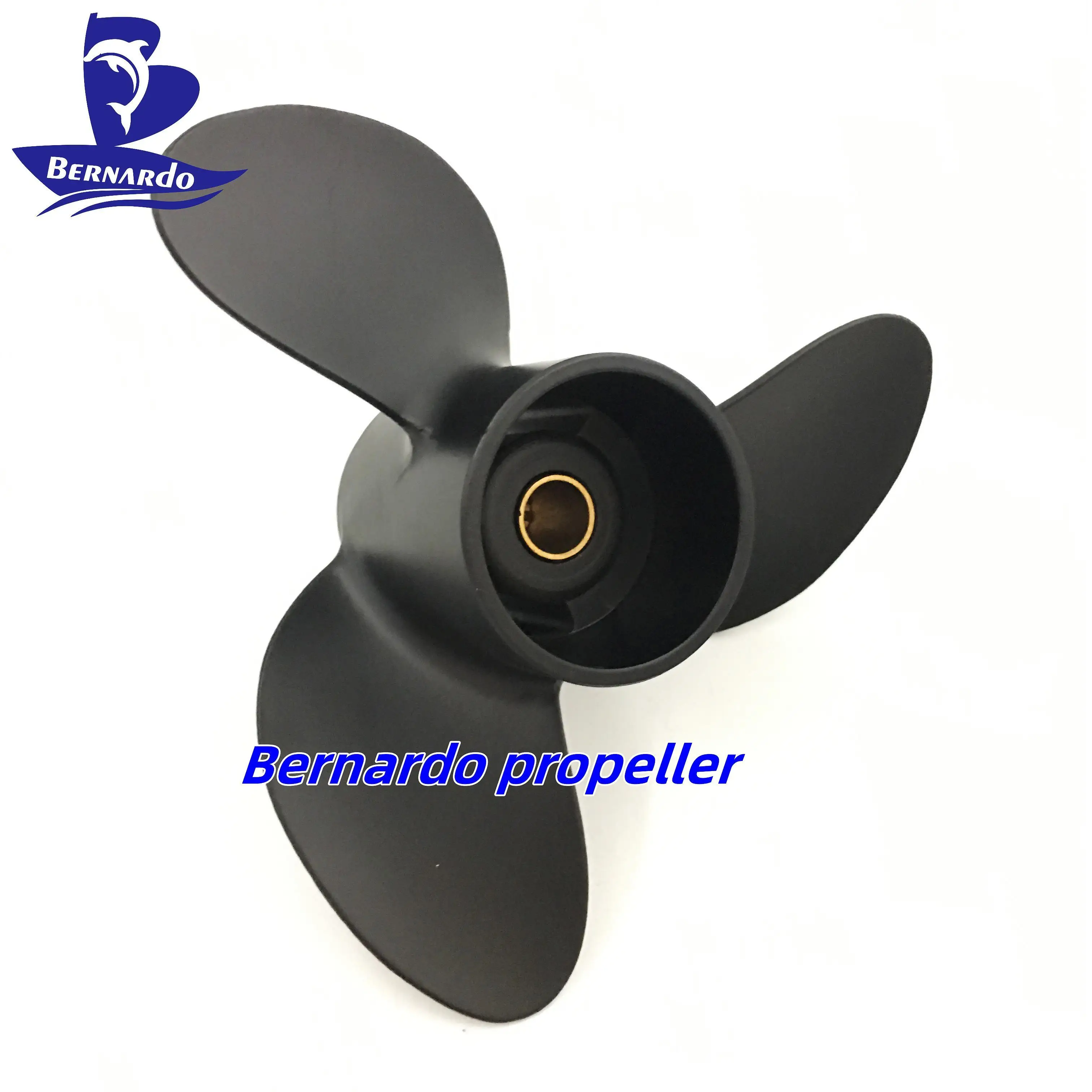 Bernardo Boat Propeller 7.8X9 Fit Tohatsu Mercury Outboard Engines 4 5 6 HP Aluminum Alloy Screw 3 Blades 12 Tooth Spline