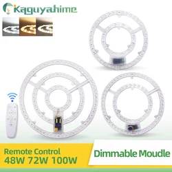 KPS Ring Panel Dimmable Round Ceiling Replacement Light with Remote Control LED Ceiling Light 12W~100W 18W 24W 48W 72W