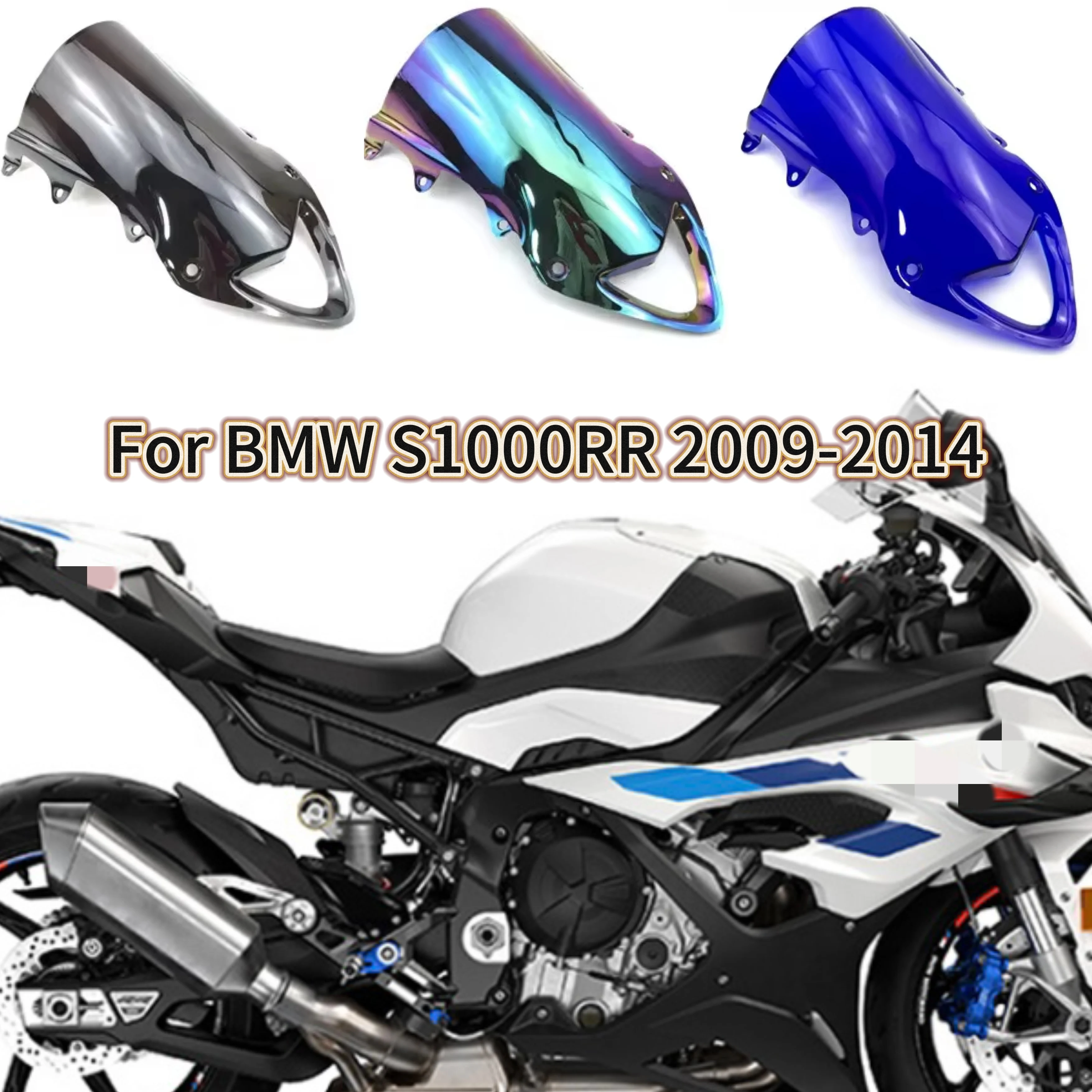 Motorcycle Windshield WindScreen Double BubbleFor BMW S1000RR S1000 RR S 1000 RR 2009 2010 2011 2012 2013 2014