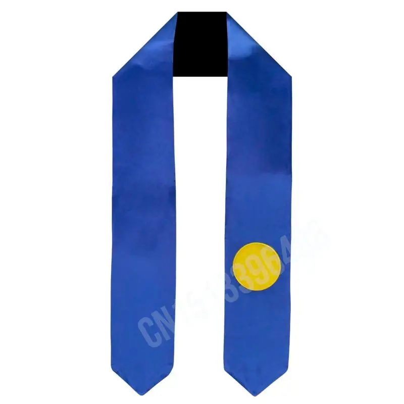 

Шарф с флагом Палау, топ с принтом, выпускной пояс, палантин, аксессуар для международной учебы за рубежом для взрослых, унисекс, вечерние аксессуары