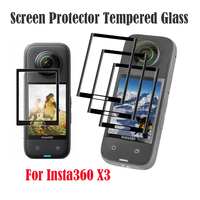 For Insta360 X3 Camera Accessories Screen Protector Tempered Glass Ultra Clear LCD HD For Insta 360 X3 Action Camera Accessories