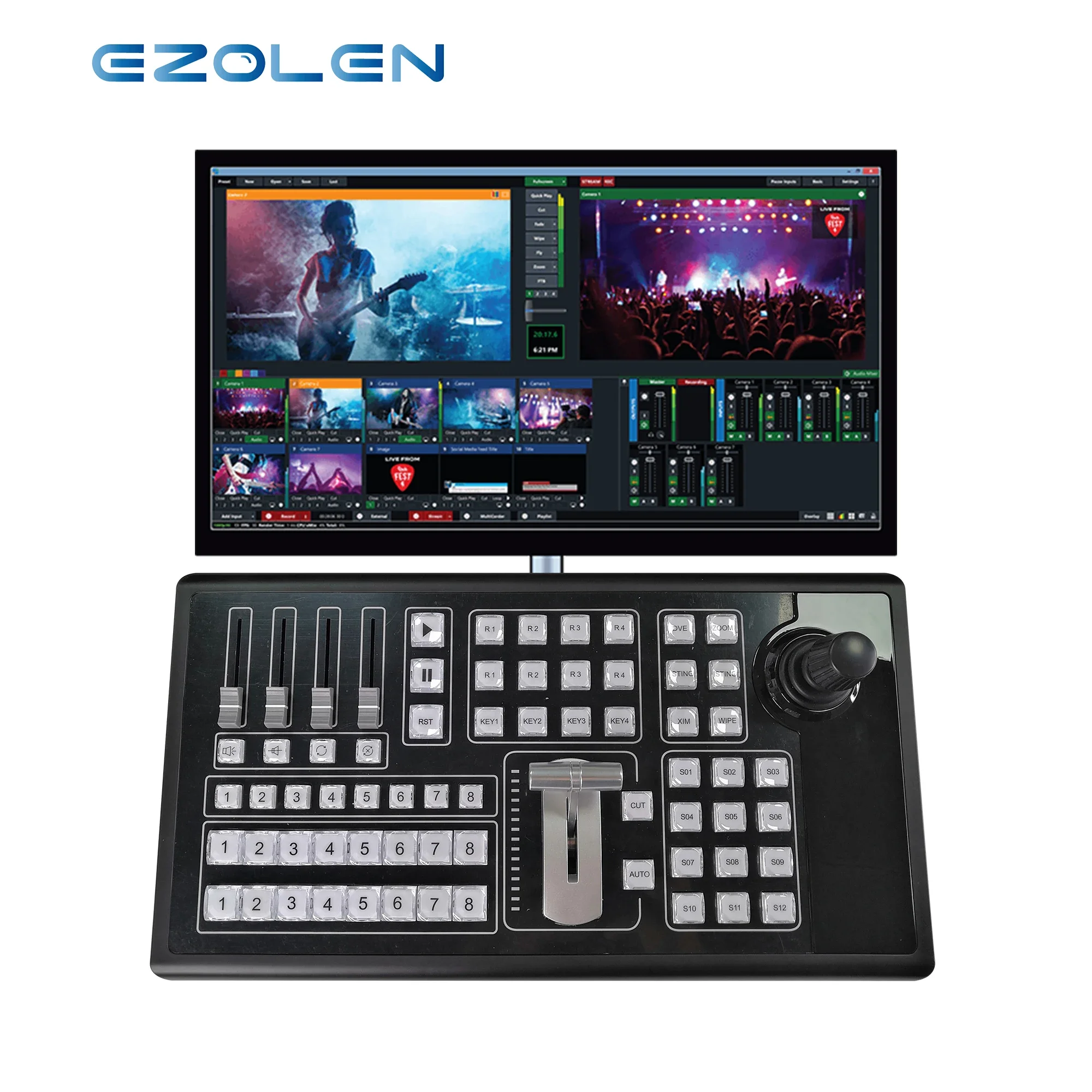 vMix Controller Console Keyboard from EZOLEN