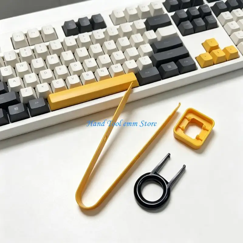 H37F Ergonomic Keycap Puller Switches Remover Opener For Mechanical Keyboards