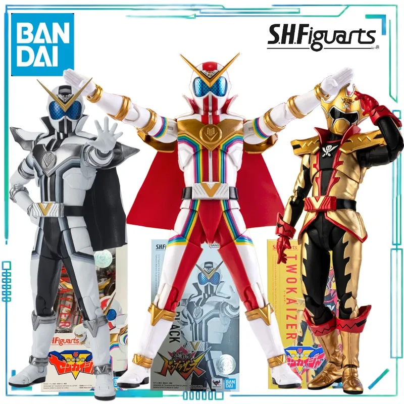 BANDAI SPIRITS Véritable série S.H.Figuarts KIKAI SENTAI ZENKAIGER Enjoy César, Collection de jouets modèles mobiles entièrement ouverts