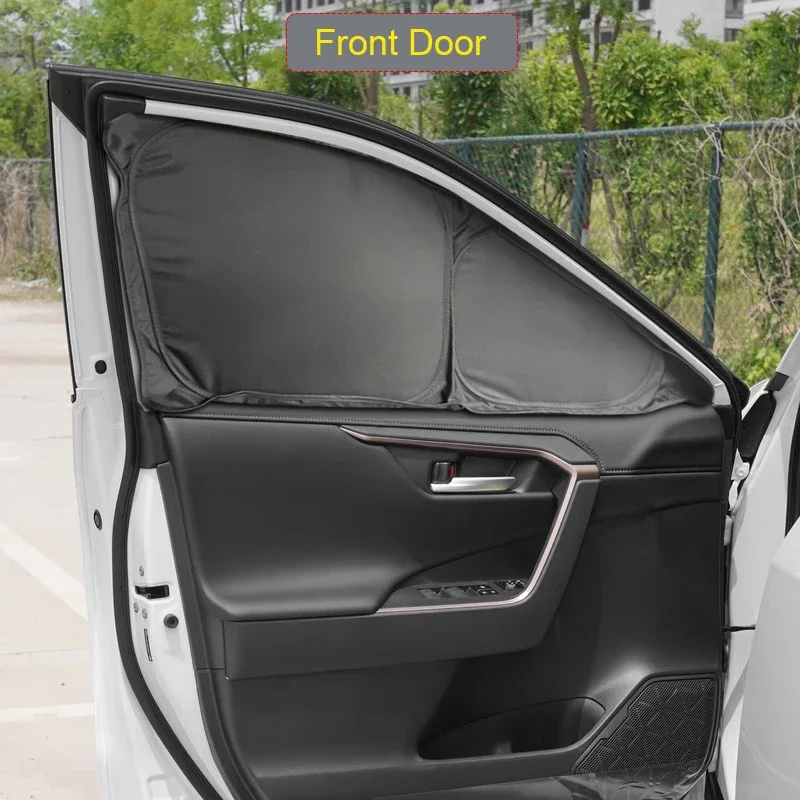 

For Toyota RAV4 2013-Present Car Black Windows Privacy Sunshade Anti-UV Heat Insulation Protect Cover Auto Interior Accessories