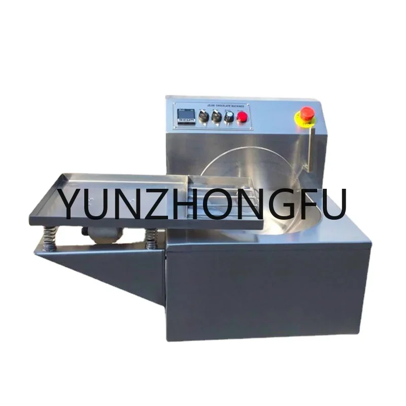 High Quality 15kg Chocolate Tempering Machine with Vibration Table 110v / 220v Chocolate Melter Combined with Vibrator