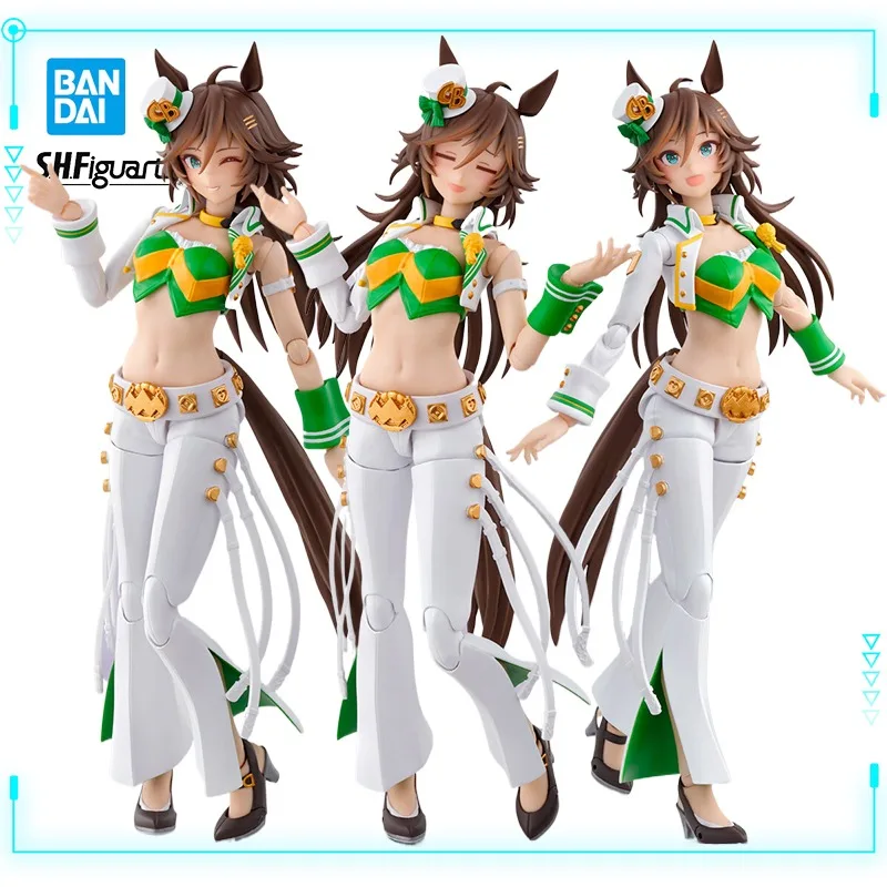 Bandai Original Genuine Anime Umamusume: Pretty Derby Mr. C.B. S.H.Figuarts 13.5cm Collections Model Toys Action Figures Gift