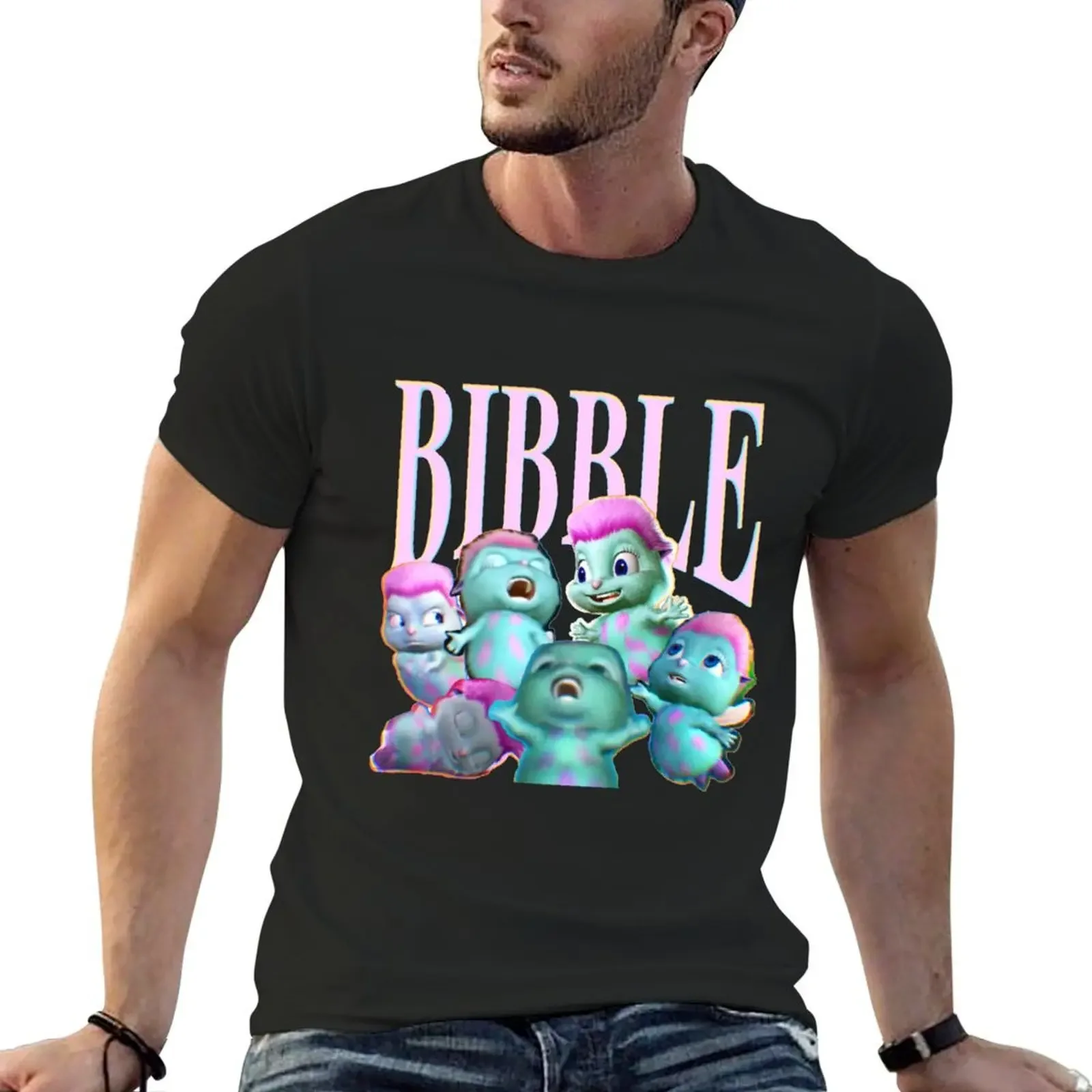 

Bibble - Collage T-shirt quick drying summer clothes customs design your own kawaii clothes mens t shirts