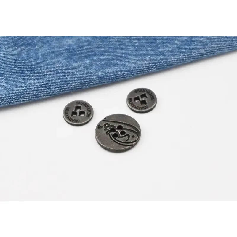 SB2017 Flat Head Four Hole Button For Clothing Customizable Color Size Garment Accessories Sewing Supplies DIY Craft Material