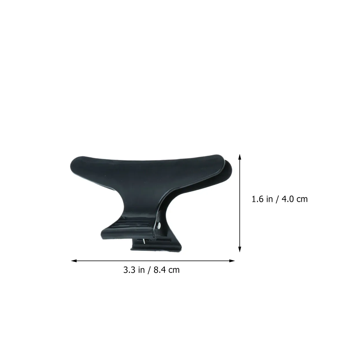 

24 шт., пластиковые заколки для волос-бабочки, удобная нижняя часть, без удержания боли, для густых тонких вьющихся прямых волос, для женщин, повседневного использования