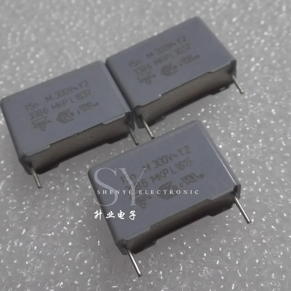 10 шт. MKP338 0,015 мкФ/300 В переменного тока 15nf 153 новый пленочный конденсатор Y2 15 мм