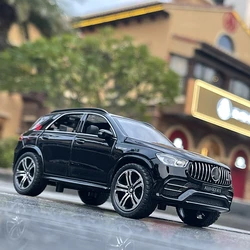 GLE 63S SUV Alloy Car Model, 1:32, Diecast Metal, Veículos de Brinquedo, Alta Simulação, Coleção de Luz e Som, Presente Infantil