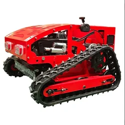 Multifunctional Remote Control Crawler Lawn Mower, Small Lawn Mower For Wasteland Mower On Road Slope