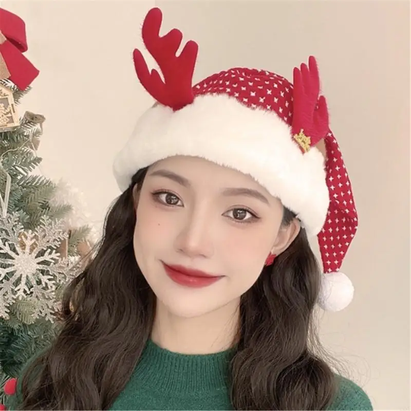 

Y3NE New Year Christmas Hat Adult Cosplay Santa Hat Festival Holiday Hat Comfort Hat