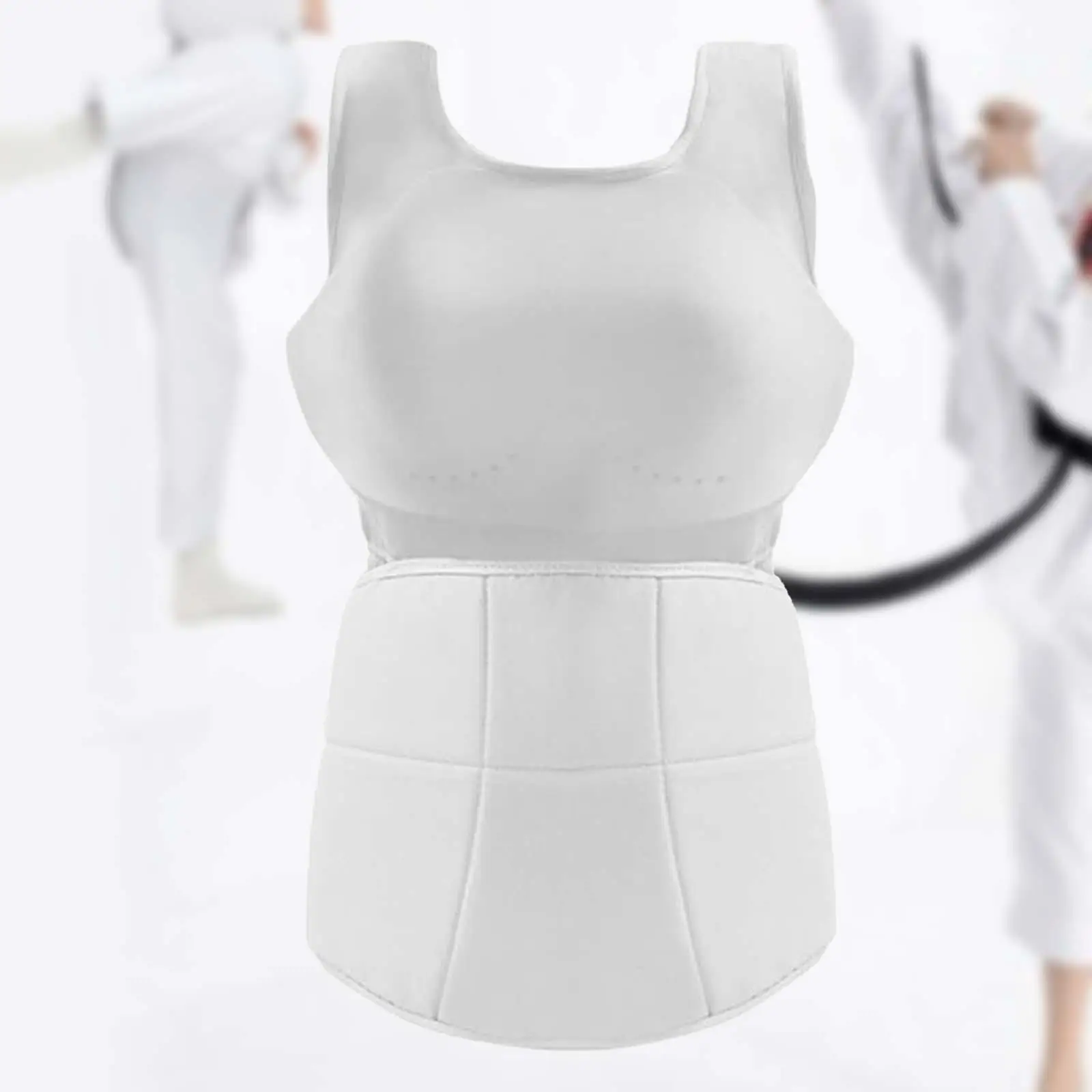 Karate Belly Chest Protector Wear Resistant Female Boxing Breast Protection