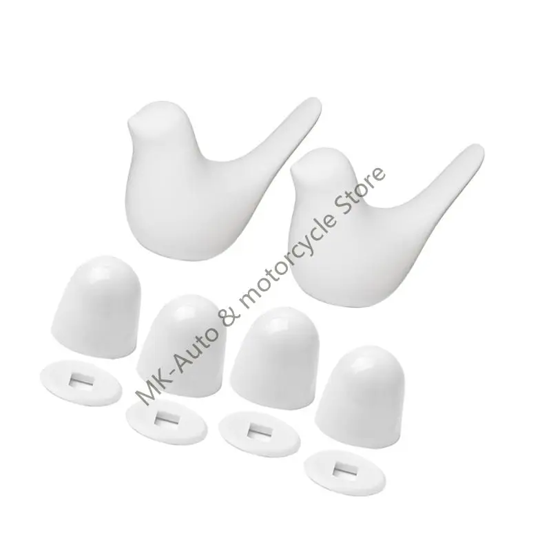 

F62F Уникальный птичий дизайн Керамические винтовые крышки для унитаза Надежная посадка скрывает сантехническое оборудование