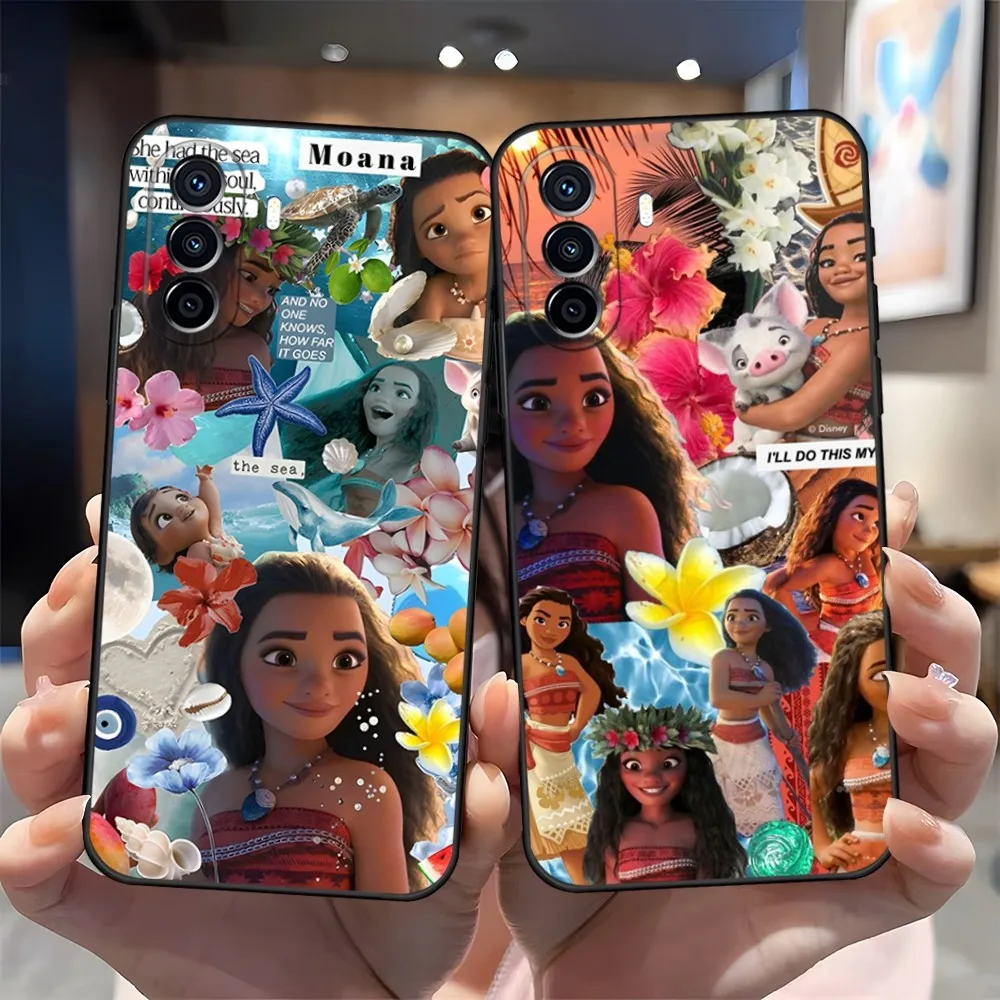 Princess Moana Phone Case 2023 NEW For Huawei P30Pro P50 P40 P20 P10 P9 Y7 Y9S Lite Honor X8 X7 70 Pro Psmart Coque