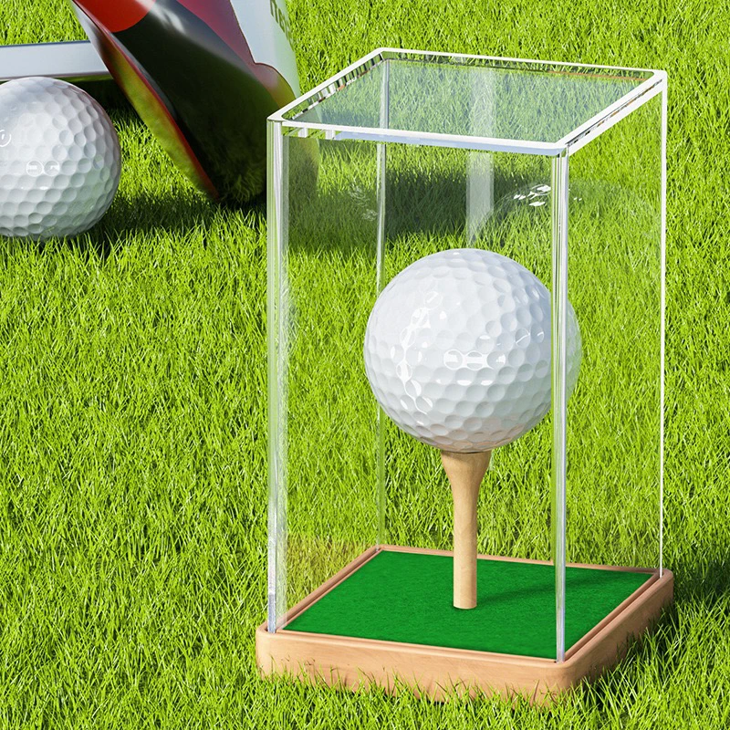 

Golf Box Transparent Acrylic Golf Display Box Advanced Dustproof Golf Ball Display Box Golf Supplies