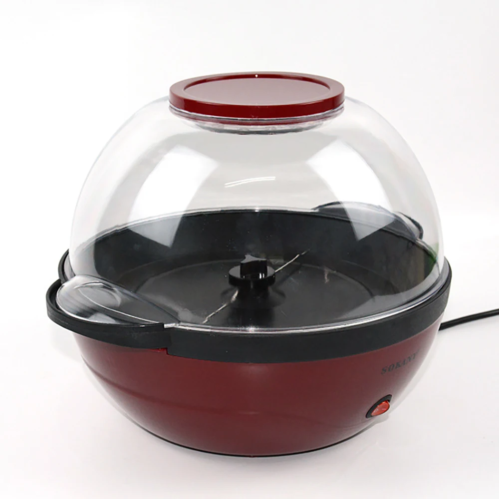 가정용 미니 전기 오일 팝 핫 에어 팝콘 제조 기계, 팝콘 메이커, DIY 오일 설탕 옥수수 포퍼, 제빵기, 이동식 EU