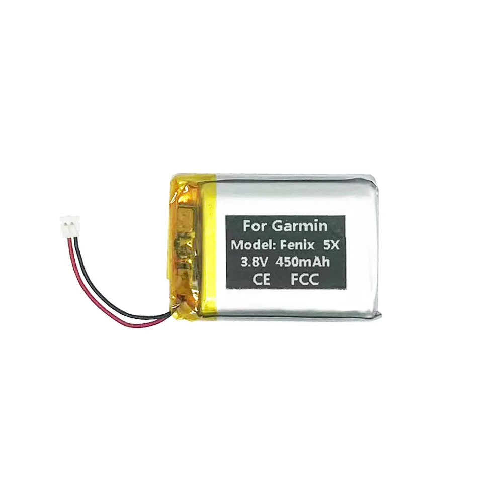 Original Replaces 3.8V 450mAh 361-00098-00 AS Battery For Garmin 5X / 5X Plus Smart Watch