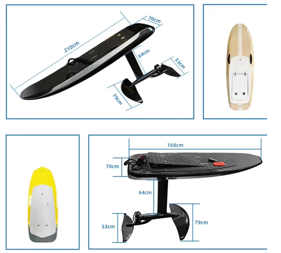 أفضل قيمة لوح ركوب الأمواج الكهربائي المحلق للأطفال 50 كم/ساعة معدات مياه المحيط لمسافات طويلة مع مضخة وحقيبة شعار قابل للتخصيص