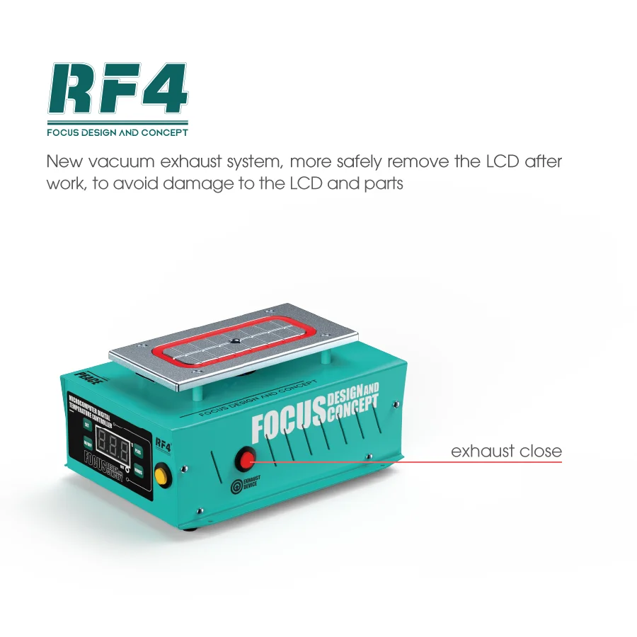 RF4 RF-PEACE Built-in Vacuum Pump 7 Inches Phone Touch Screen Disassemble Repair Tool LCD Separator Machine 110/220V